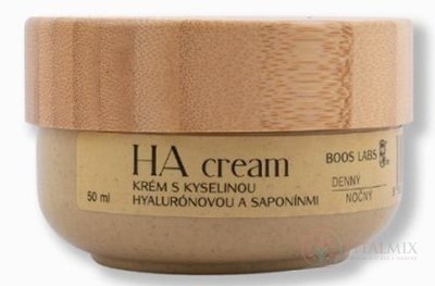 HA cream - Boos Labs krém s kyselinou hyalurónovou a saponínmi (inov.2023) 1x50 ml