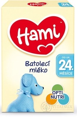 Hami batoľacie mlieko (od ukonč. 24. mesiaca) batoľacia mliečna výživa v prášku 1x600 g