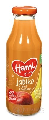 Hami nápoj Jablko s mrkvou a banánom (od ukonč. 6. mesiaca) 1x300 ml