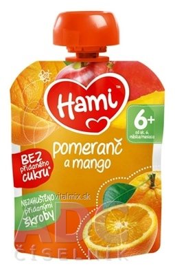 Hami ovocná kapsička Pomaranč a mango (od ukonč. 6. mesiaca) 1x90 g