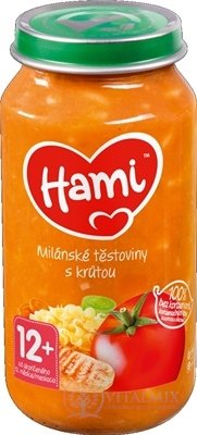 Hami príkrm Milánske cestoviny s morkou mäsovo-zeleninový (od ukonč. 12. mesiaca) 1x250 g