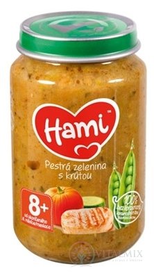 Hami príkrm Pestrá zelenina s morkou (od ukonč. 8. mesiaca) 1x200 g