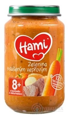 Hami príkrm Zelenina s duseným bravčovým (od ukonč. 8. mesiaca) 1x200 g