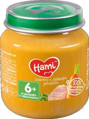 Hami príkrm Zelenina s duseným jahňacím (od ukonč. 6. mesiaca) 1x125 g