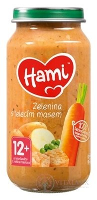 Hami príkrm Zelenina s teľacím mäsom (od ukonč. 12. mesiaca) 1x250 g