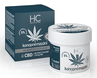 Health Culture Konopné mazanie chladivé s CBD krém 1x125 ml