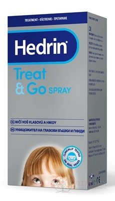 HEDRIN TREAT&GO SPRAY proti všiam a hnidám 1x60 ml