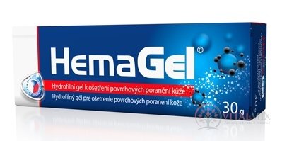 HemaGel gél na ošetrenie povrchových poranení 1x30 g