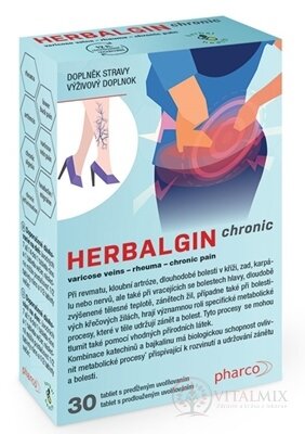 HERBALGIN chronic tbl 1x30 ks