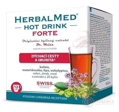 HERBALMED HotDrink FORTE - Dr.Weis vrecúška 1x12 ks