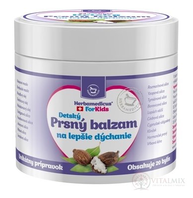 HERBAMEDICUS Detský Prsný balzam 1x50 ml