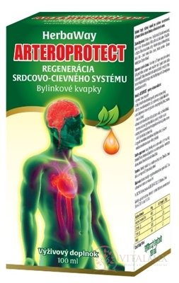 HerbaWay ARTEROPROTECT bylinkové kvapky 1x100 ml