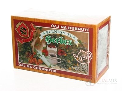 HERBEX ČAJ NA CHUDNUTIE bylinný čaj 20x3 g (60 g)