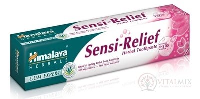 Himalaya Bylinná zubná pasta pre citlivé zuby Sensi-Relief Herbal Toothpaste 1x75 ml