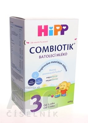 HiPP 3 JUNIOR Combiotik mliečna batoľacia výživa (od 1 roku ) 1x600 g