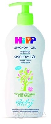 HiPP BabySANFT Sprchový gél (od narodenia) 1x400 ml