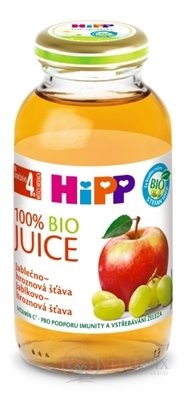 HiPP BIO Jablkovo - hroznová šťava (od ukonč. 4. mesiaca) 1x200 ml