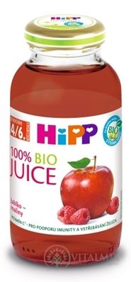 HiPP BIO Jablkovo - malinová šťava (od ukonč. 4./6. mesiaca) 1x200 ml