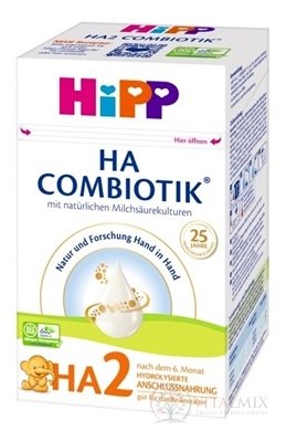 HiPP HA 2 COMBIOTIK (inov.2023) následná mliečna dojčenská výživa (od 6. mesiaca) 1x600 g