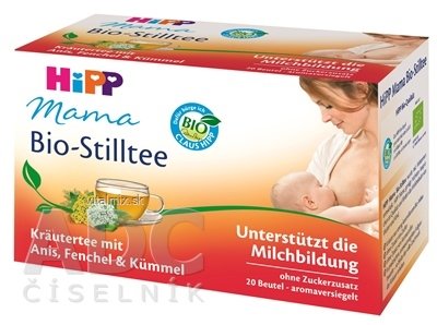HiPP Mama BIO Čaj pre dojčiace matky nálevové vrecúška 20x1,5 g (30 g)