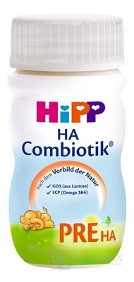 HiPP PRE HA Combiotik tekutá dietetická počiatočná dojčenská výživa 24x90 ml
