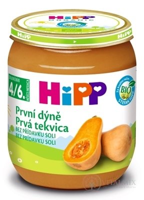 HiPP Príkrm BIO Prvá tekvica (od ukonč. 4./6 mesiaca) 1x125 g