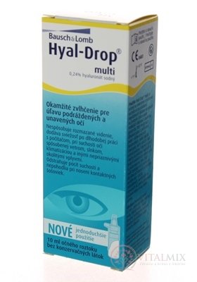 HYAL DROP MULTI očná instilácia s dávkovačom 1x10 ml