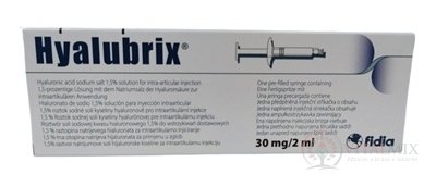 Hyalubrix viskoelastický intraartikulárny roztok 1x2 ml