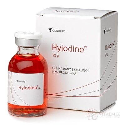 Hyiodine gél na rany s kyselinou hyalurónovou 1x22 g