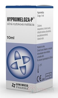 HYPROMELOZA-P roztok na očnú instiláciu 1x10ml