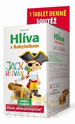 Imunit HLIVA s Rakytníkom pre deti JACK HLÍVÁK tbl 60 ks + Darček zadarmo, 1x1 set