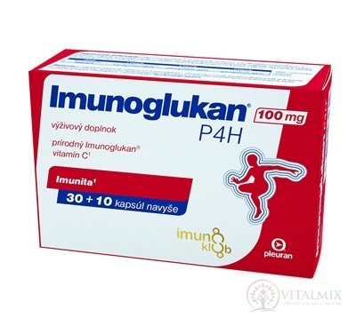 Imunoglukan P4H 100 mg cps (inov. 2021, imunoklub) 30+10 navyše (40 ks)