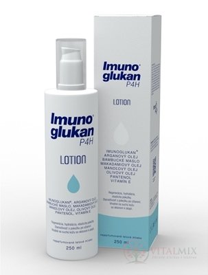 Imunoglukan P4H LOTION neparfumované telové mlieko (inov.2022, imunoklub) 1x250 ml