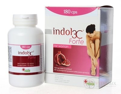 INDOL3C FORTE for woman cps trojmesačná kúra 1x180 ks