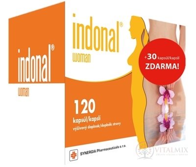 Indonal woman akciové balenie cps 120 + Indonal woman cps 30 zdarma (150 ks), 1x1 set