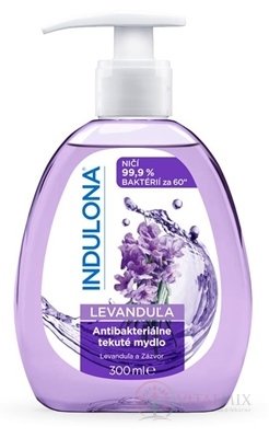 INDULONA Antibakteriálne tekuté mydlo LEVANDUĽA 1x300 ml