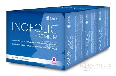 INOFOLIC PREMIUM prášok vo vrecúškach 3x20 ks (60 ks), 1x1 set
