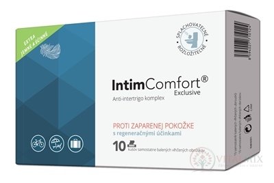 INTIMComfort Vlhčené obrúsky anti-intertrigo komplex 1x10 ks