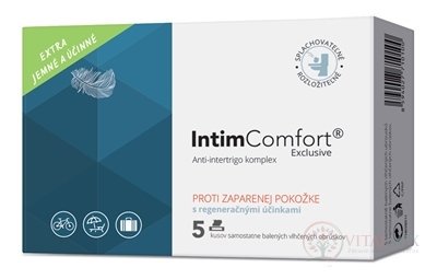 INTIMComfort Vlhčené obrúsky anti-intertrigo komplex 1x5 ks