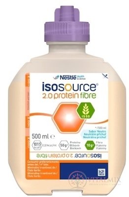 ISOSOURCE 2.0 Protein Fibre neutrálna príchuť 12x500 ml (6000 ml)