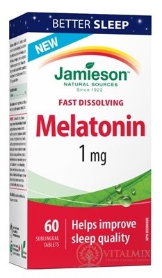 JAMIESON MELATONÍN 1 MG tablety rozpustné 1x60 ks