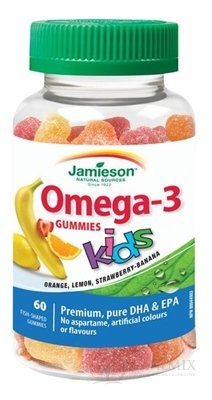 JAMIESON OMEGA-3 KIDS GUMMIES želatínové pastilky 1x60 ks