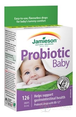 JAMIESON PROBIOTIC BABY kvapky s BB12 1x8 ml