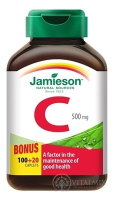 JAMIESON VITAMÍN C 500 mg tbl 100+20 zadarmo (120 ks)