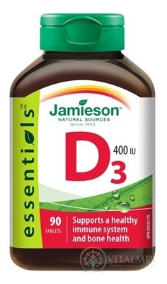 JAMIESON VITAMÍN D3 400 IU tbl 1x90 ks