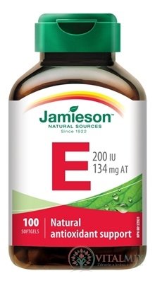 JAMIESON VITAMÍN E 200IU cps 1x100 ks