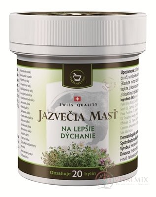 JAZVEČIA MASŤ na lepšie dýchanie 1x125 ml