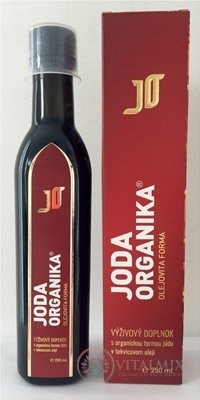 JODA ORGANIKA OLEJOVITA FORMA s organickou formou jódu v tekvicovom oleji 1x250 ml