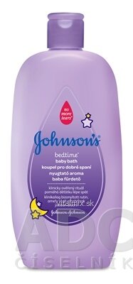 JOHNSON´S Baby BEDTIME kúpeľ pre dobrý spánok 1x500 ml