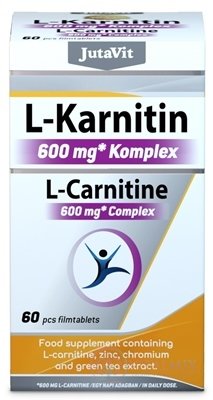JutaVit L-Karnitin 600 mg Komplex tbl 1x60 ks